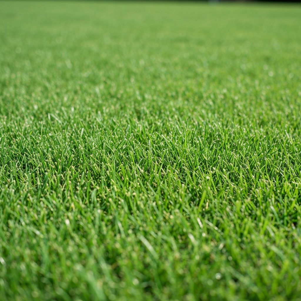 Thick, green lawn after germination