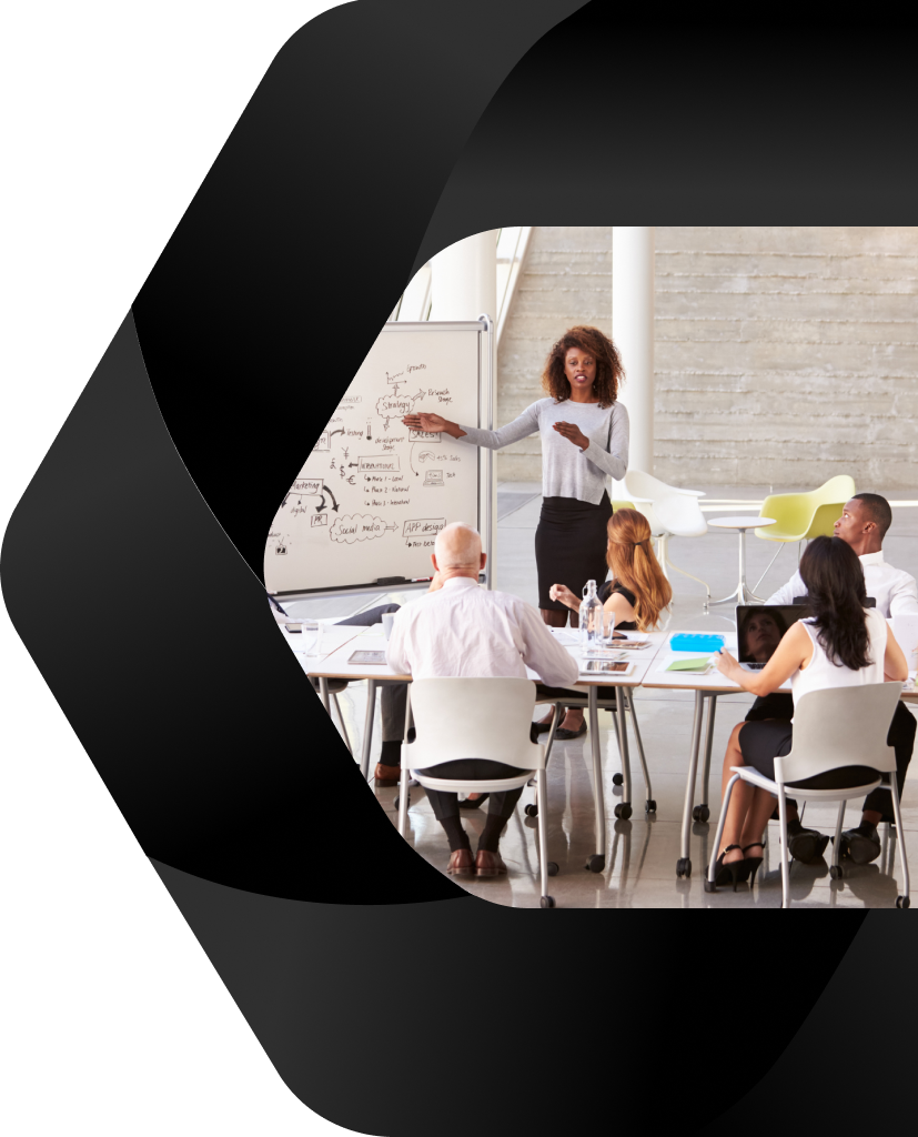 Executive team meeting and presentation
