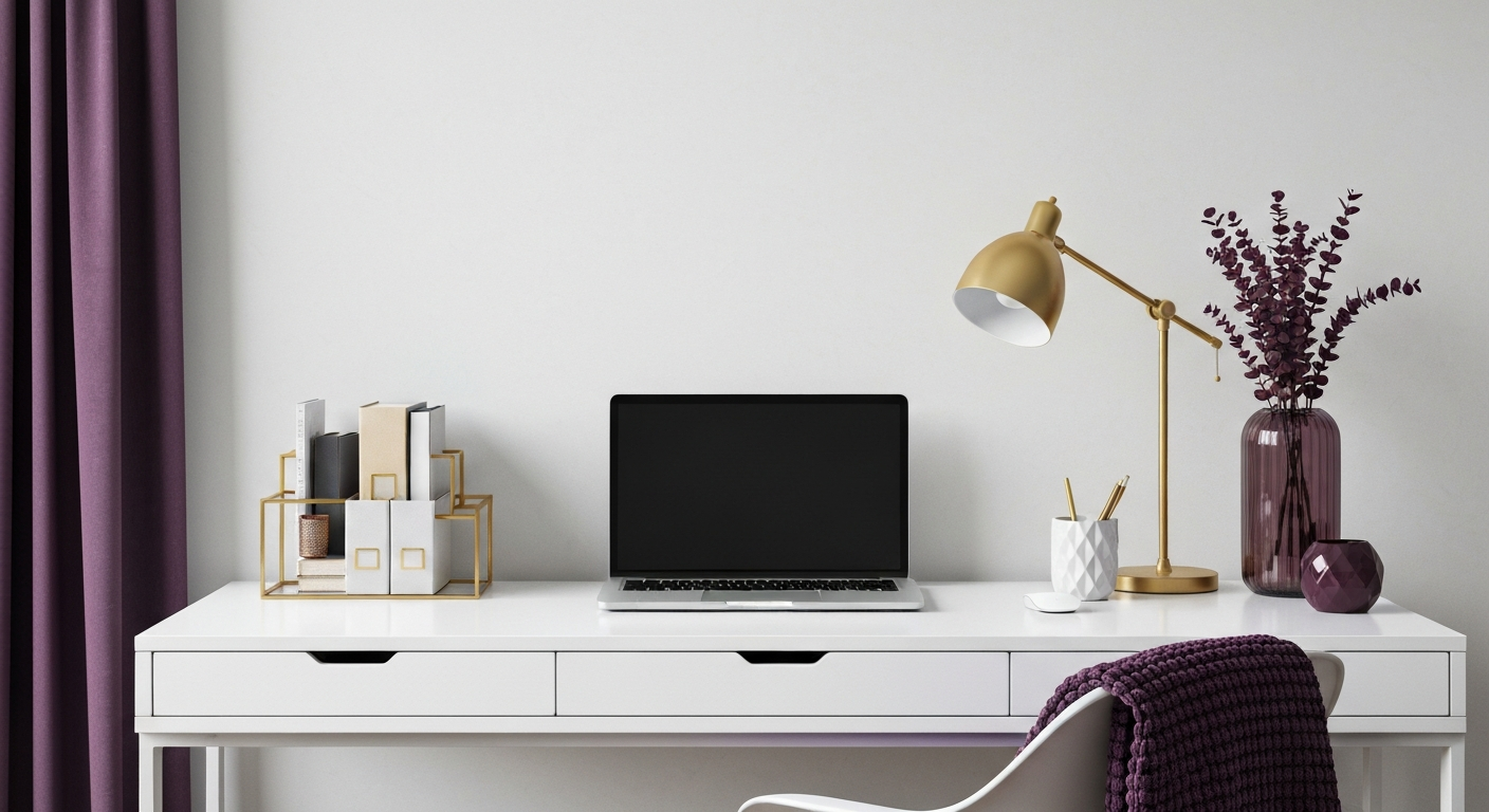 Clean, elegant office space