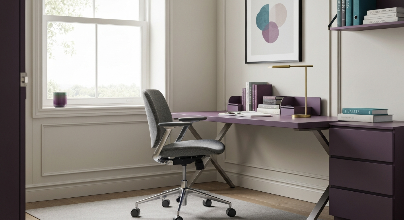 Clean, elegant office space