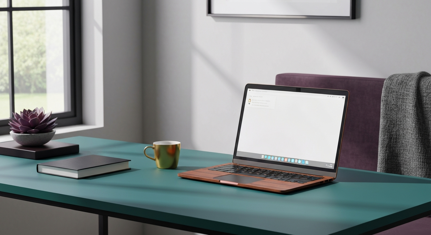 Clean, elegant office space