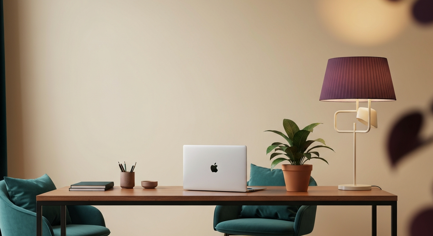 Clean, elegant office space