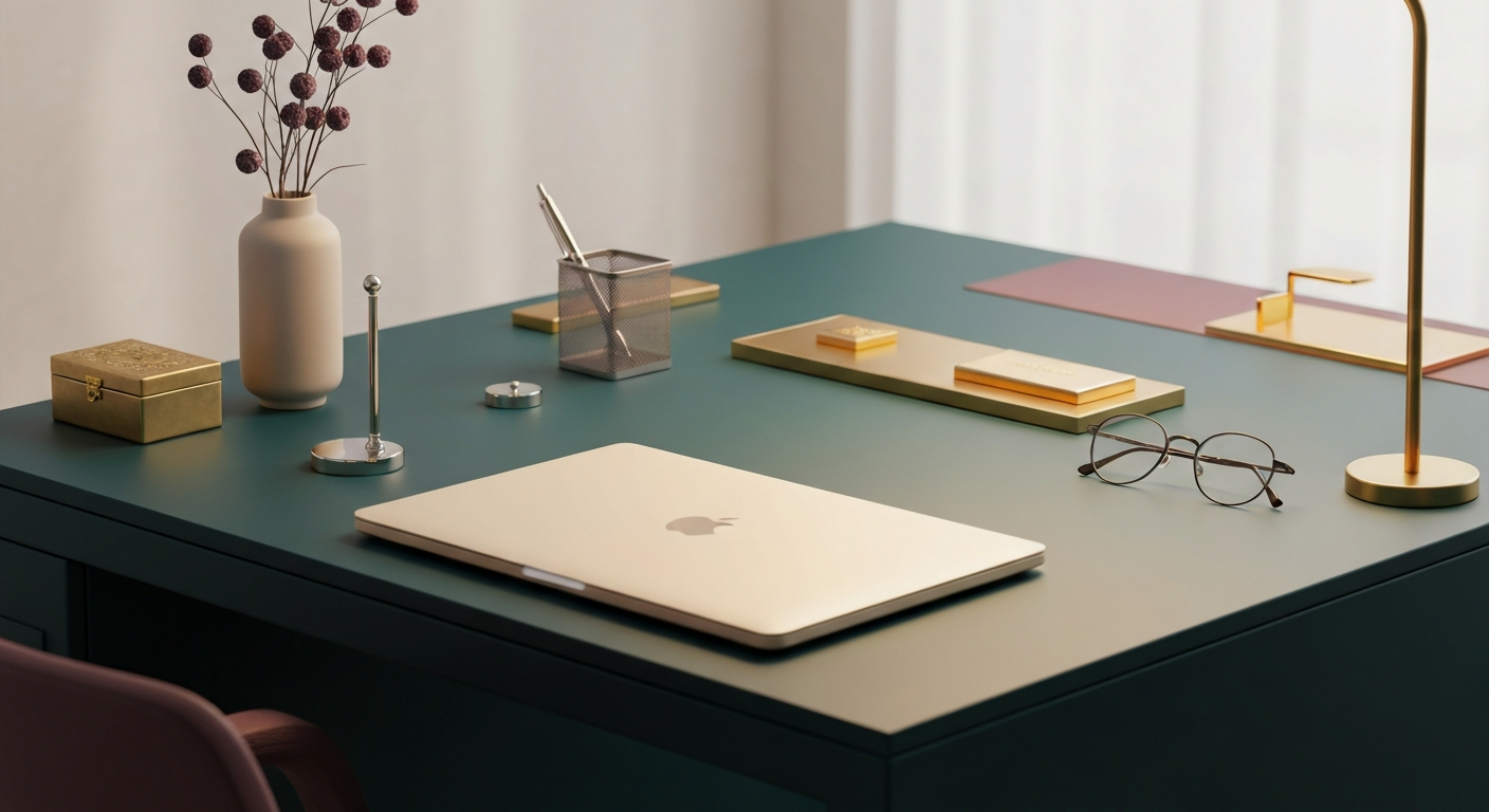 Clean, elegant office space