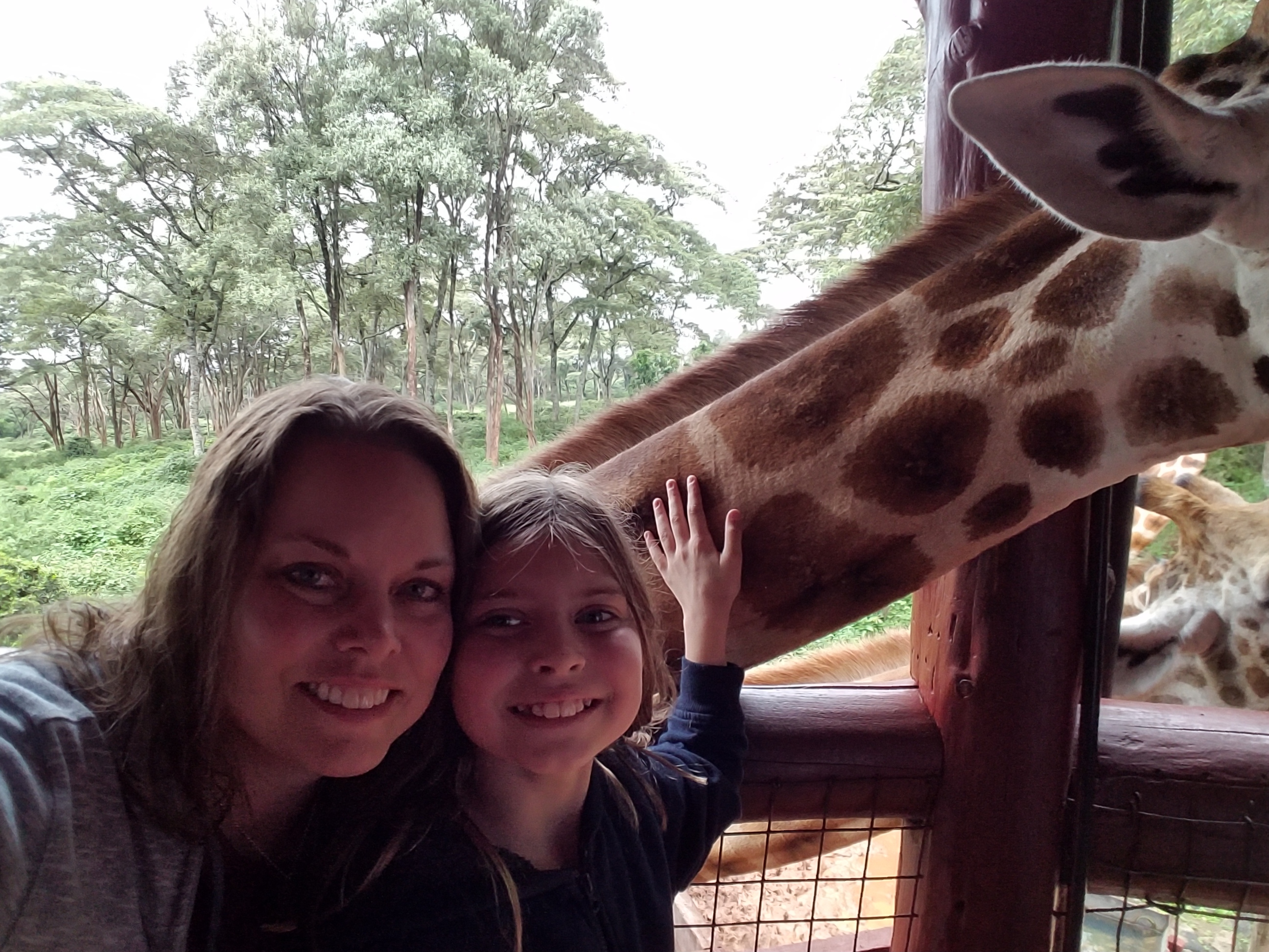 My daughter and me on our first trip together in Kenya - 2016