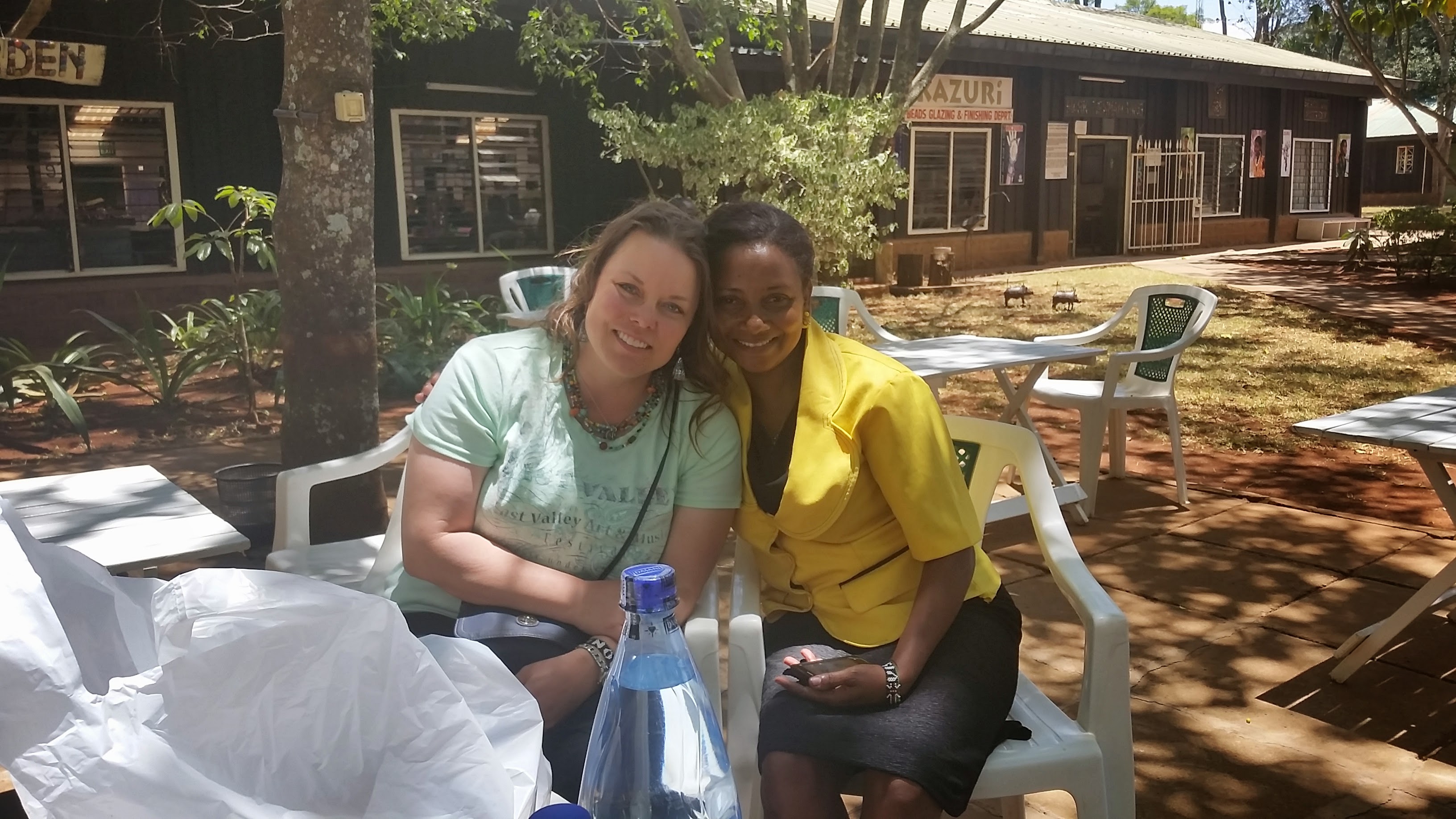 Christine is the first Kenyan I ever hugged when I got off the plane.