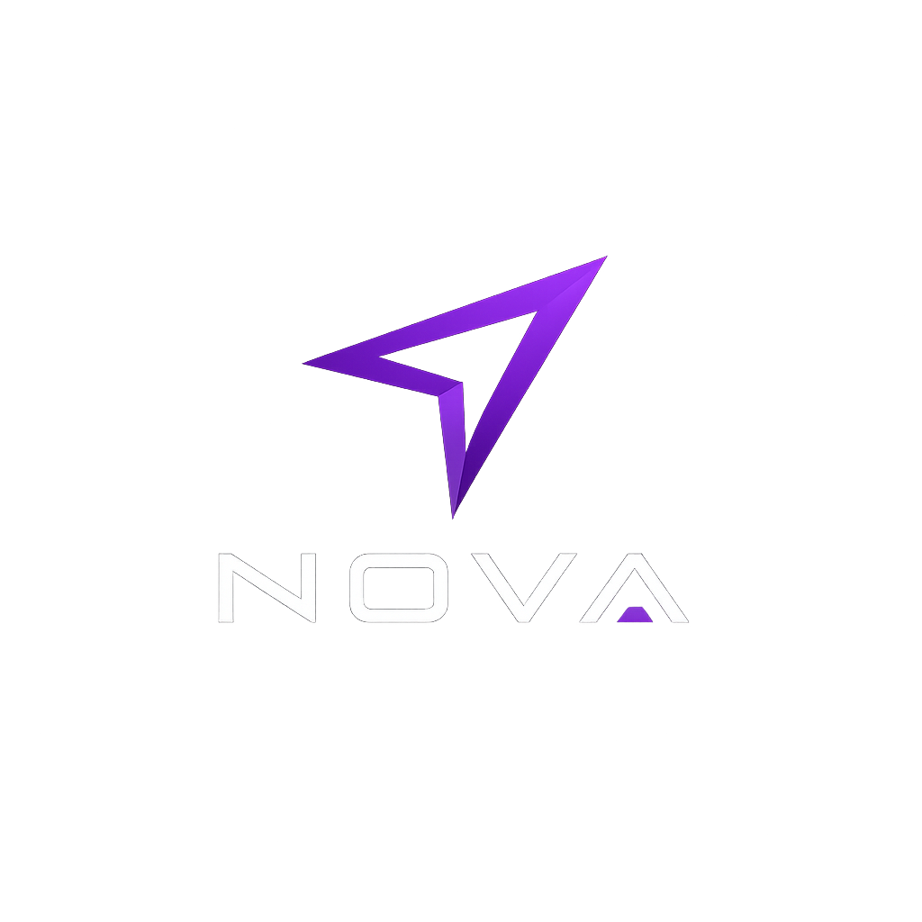 N.O.V.A Next Online Visual Agency Logo