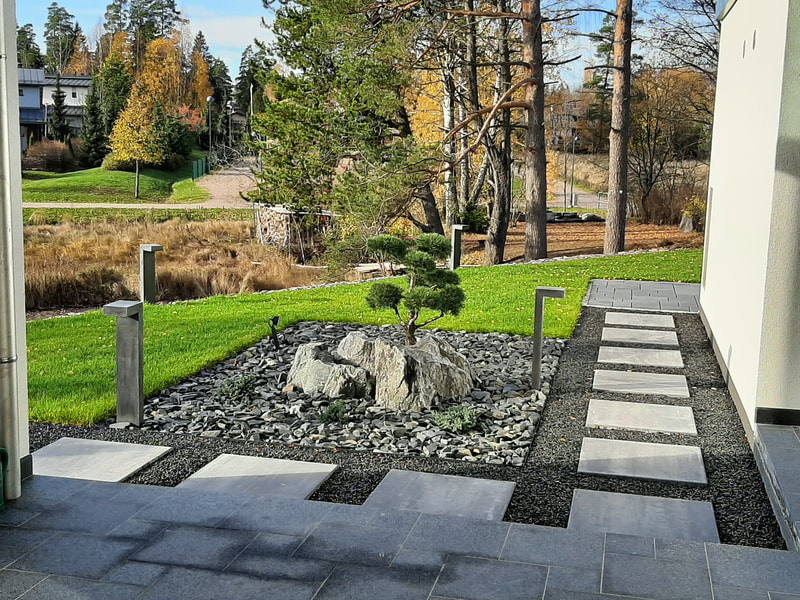 Pihan ja kulkuväylän valaistus