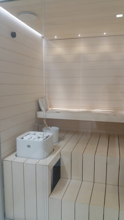 Saunan kiukaan ja lauteiden valaistus