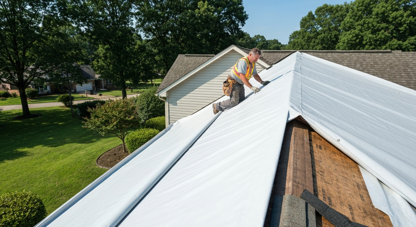 Emergency Roof Repair in Burns, TN: How to Handle Storm Damage Quickly