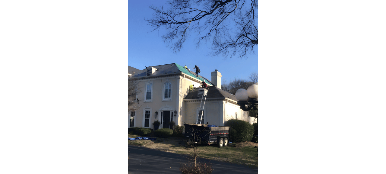 After residential roof replacement by Worth Roofing Company