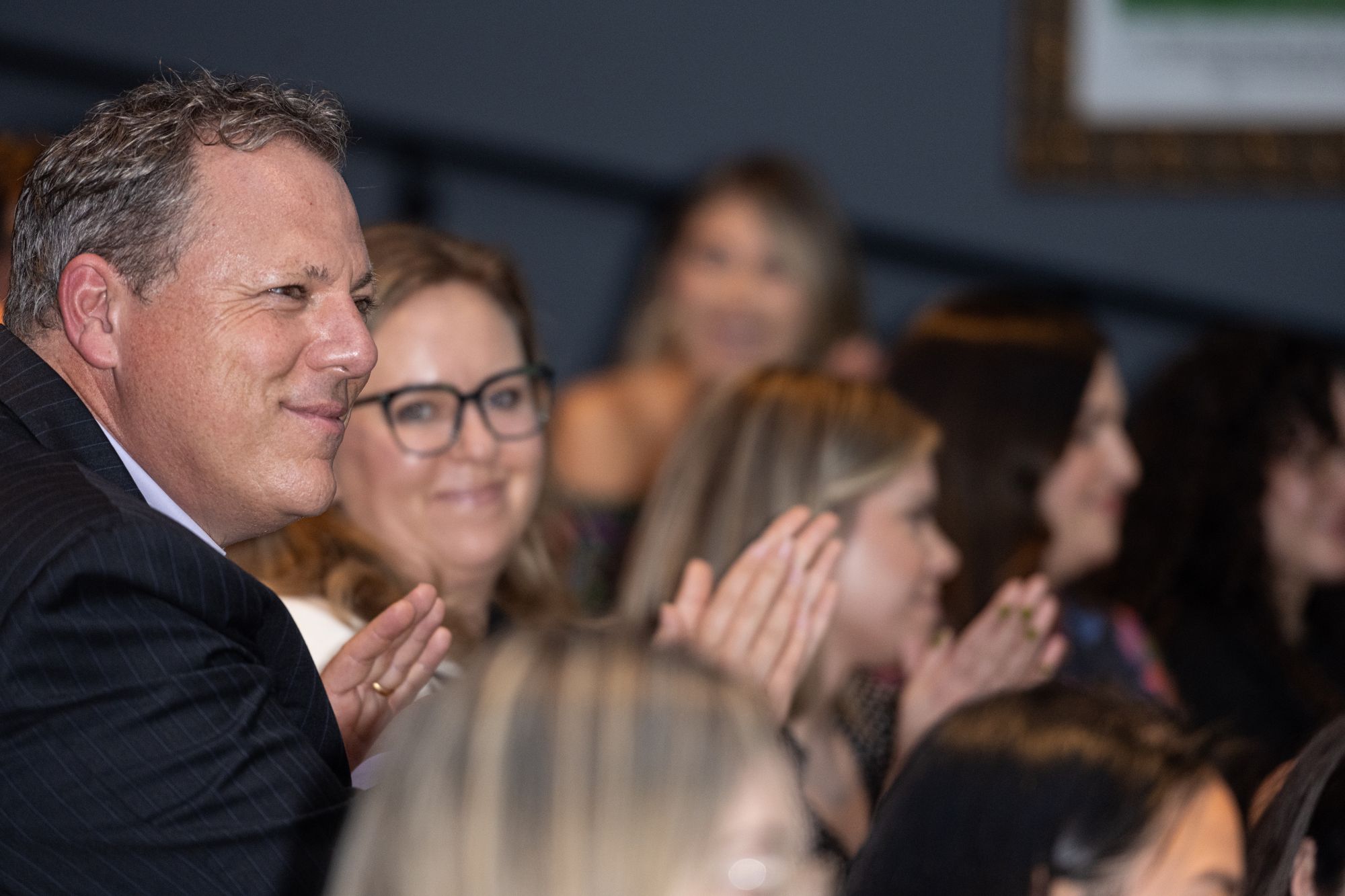 Dan Grech at AMA Awards Wellington — engaging with the audience