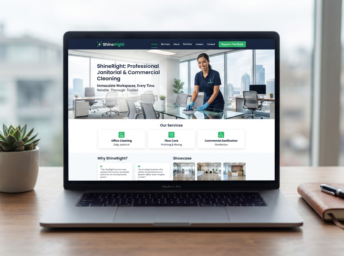 ShineRight - Website Design Portfolio Whittier CA