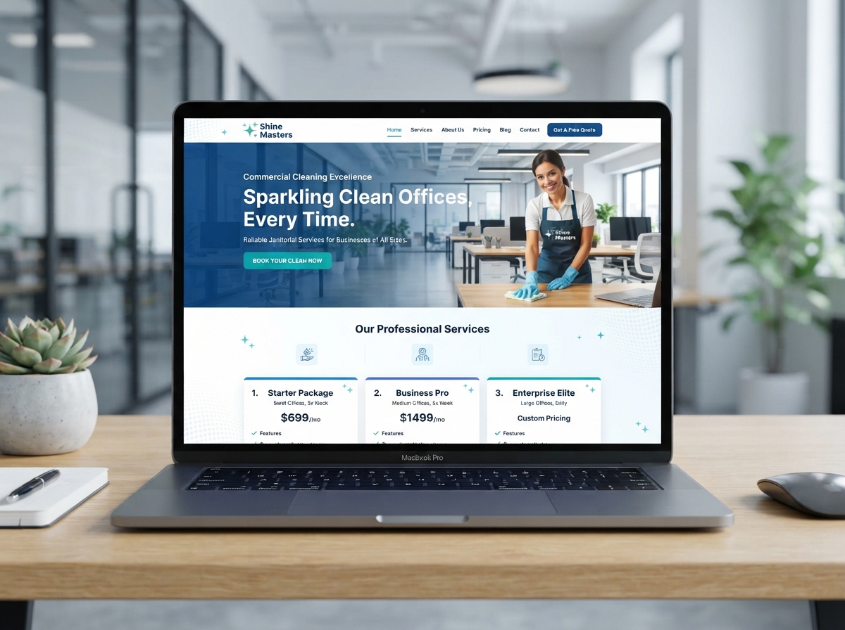 Shine Masters - Website Design Portfolio Whittier CA