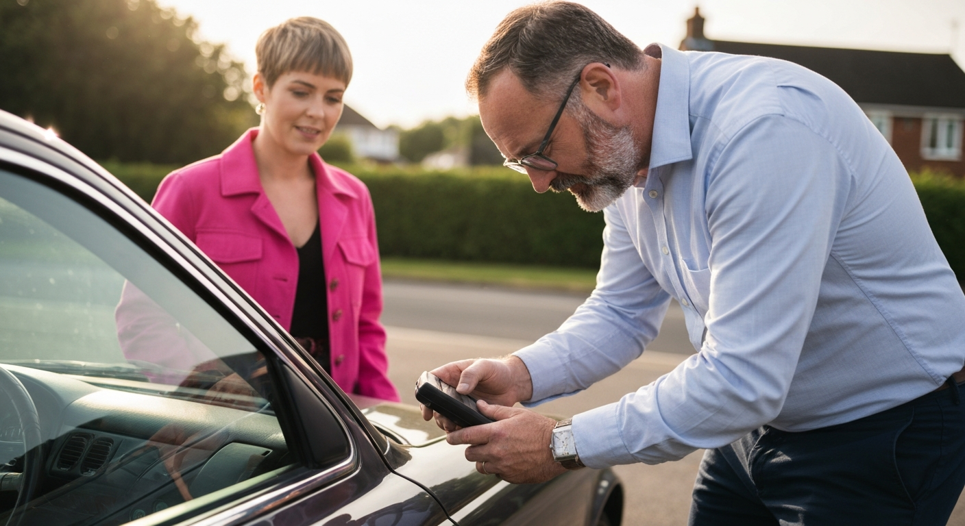 Car buying service in Eastleigh Southampton - Professional handover