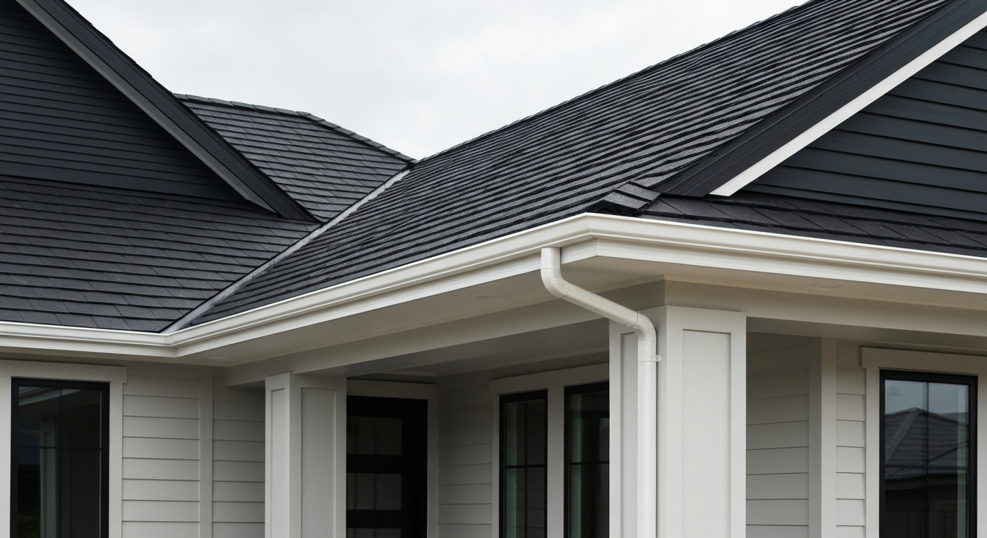 Seamless gutter installation