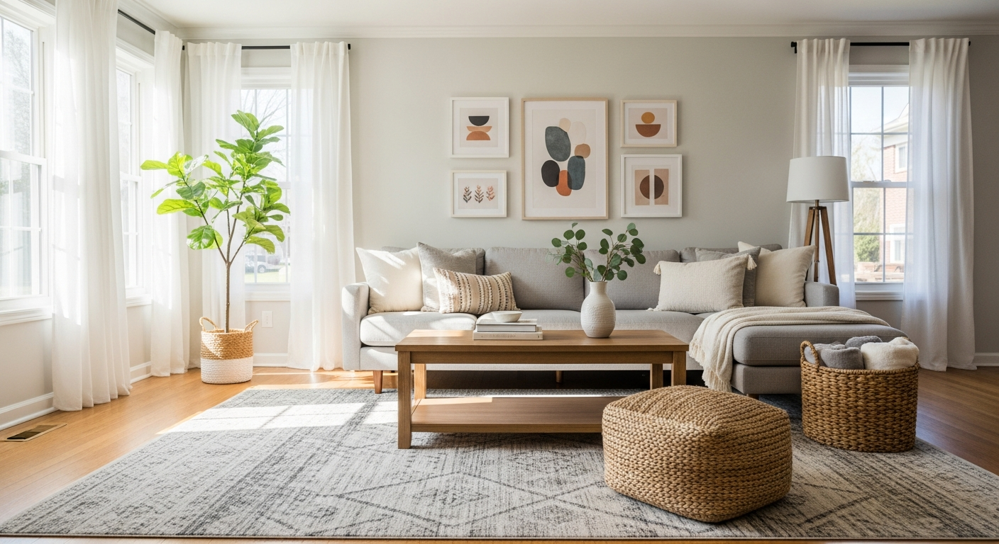 Comfortable, warm, manageable living space