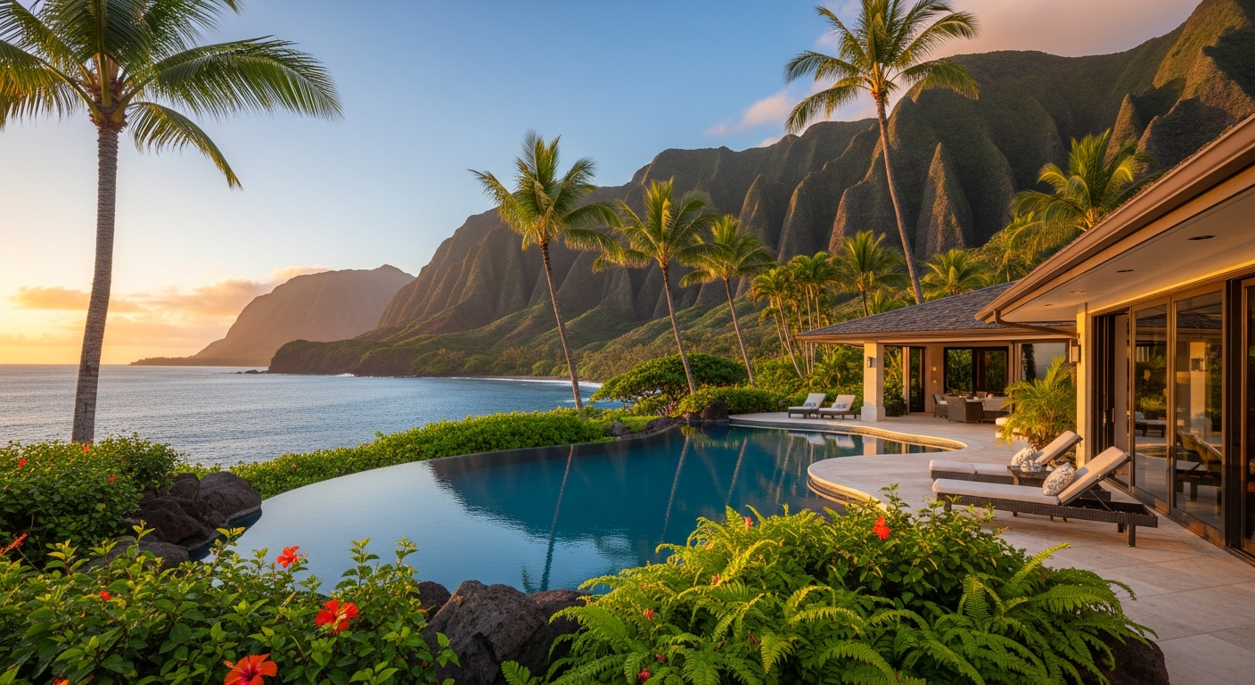 Luxury Kauai Oceanfront Estate