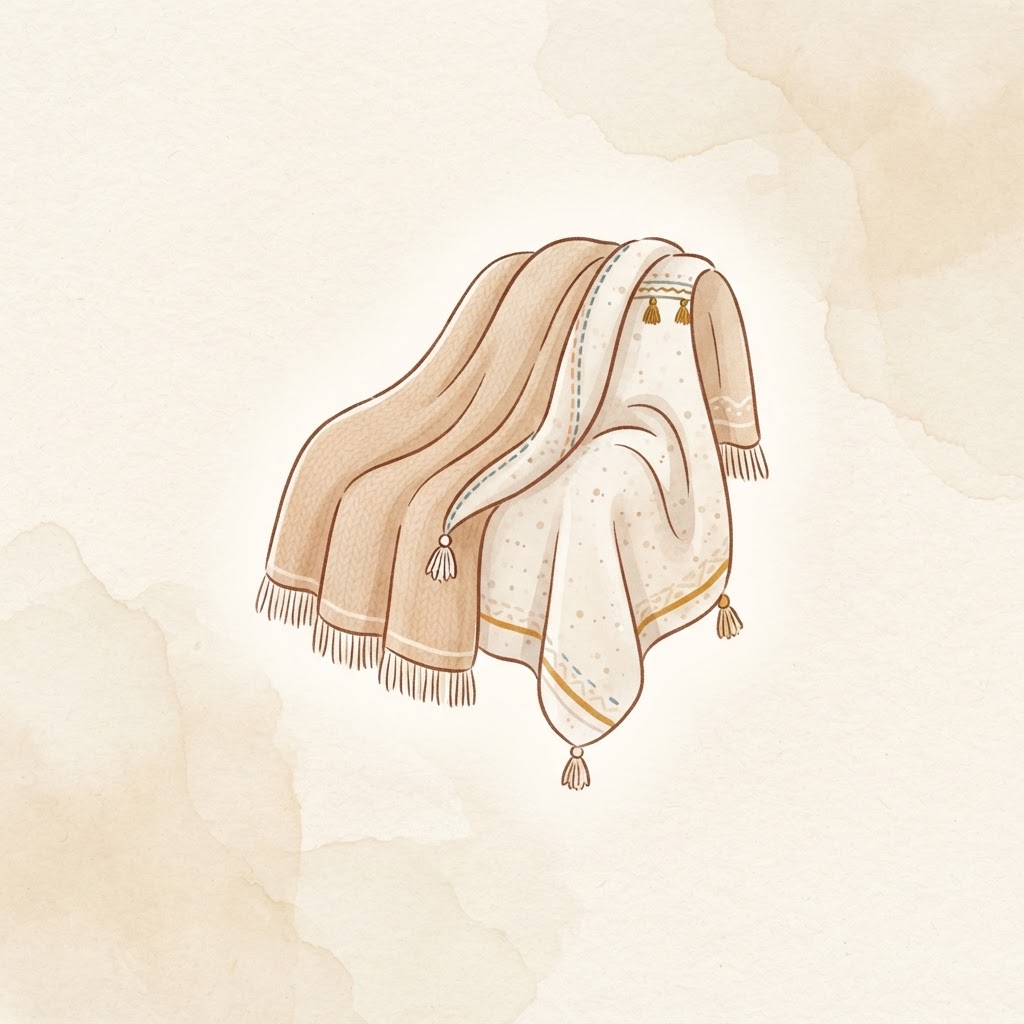 Cozy Reversible Throw Blanket