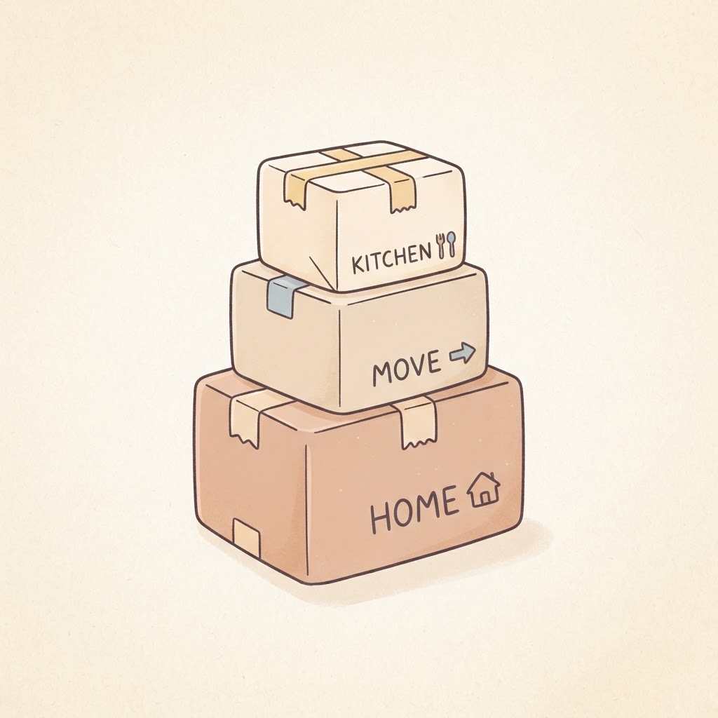 Heavy-Duty Moving Boxes (Pack of 10)