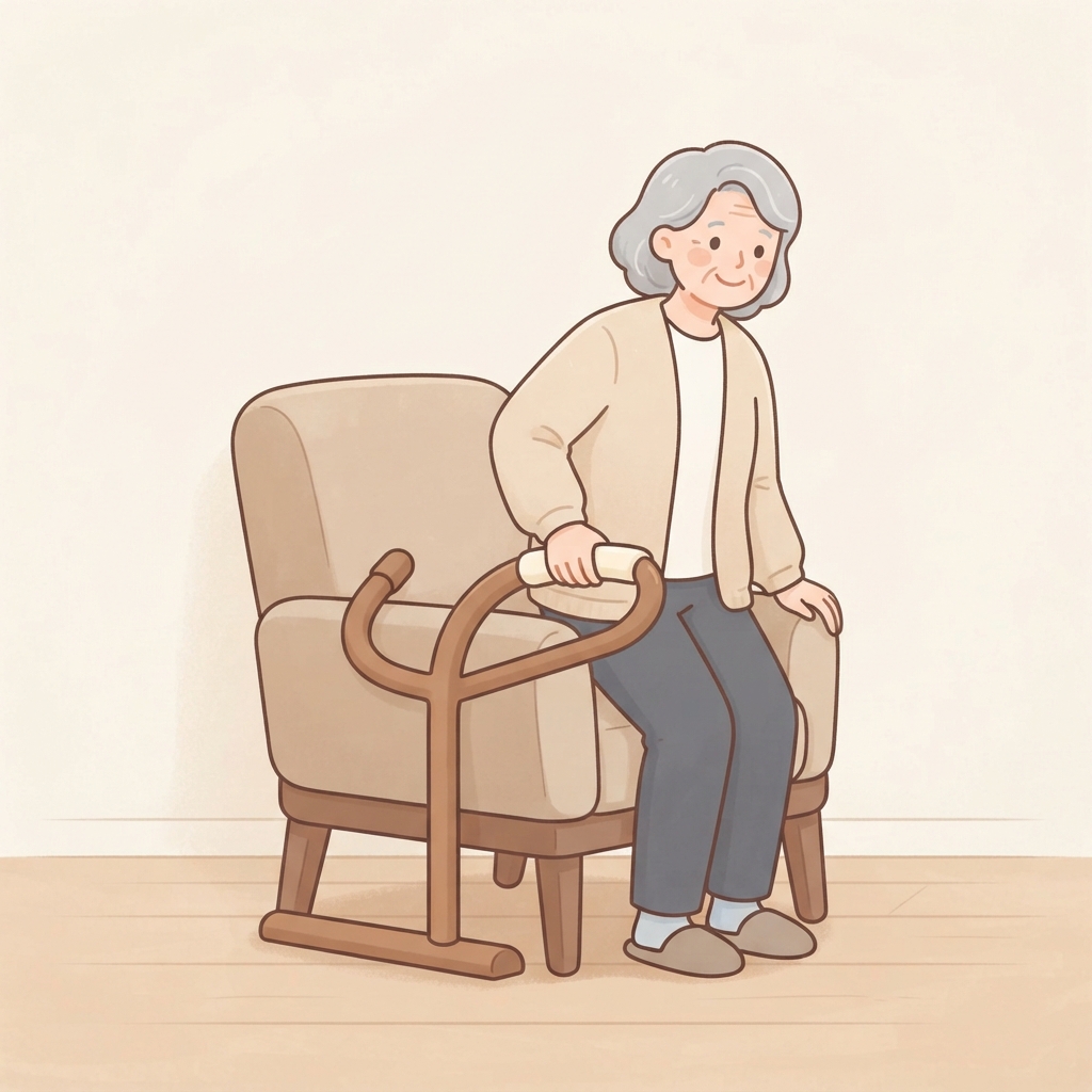 Chair Standing Support Rail for Seniors