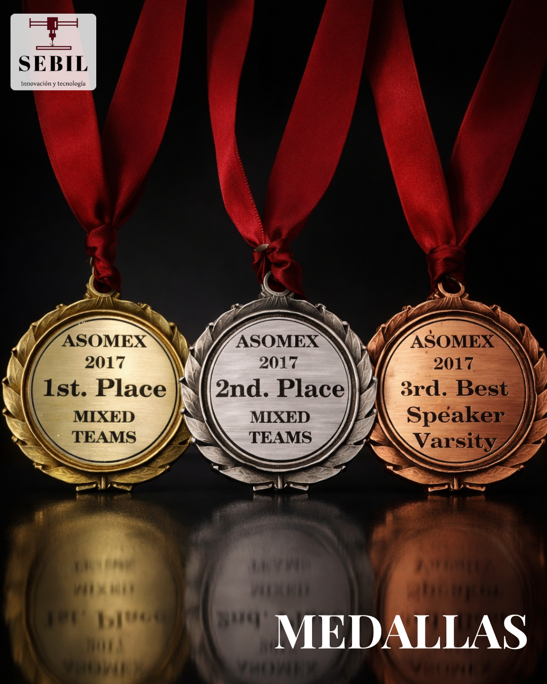 Medallas deportivas personalizadas para torneos CDMX — imagen 3