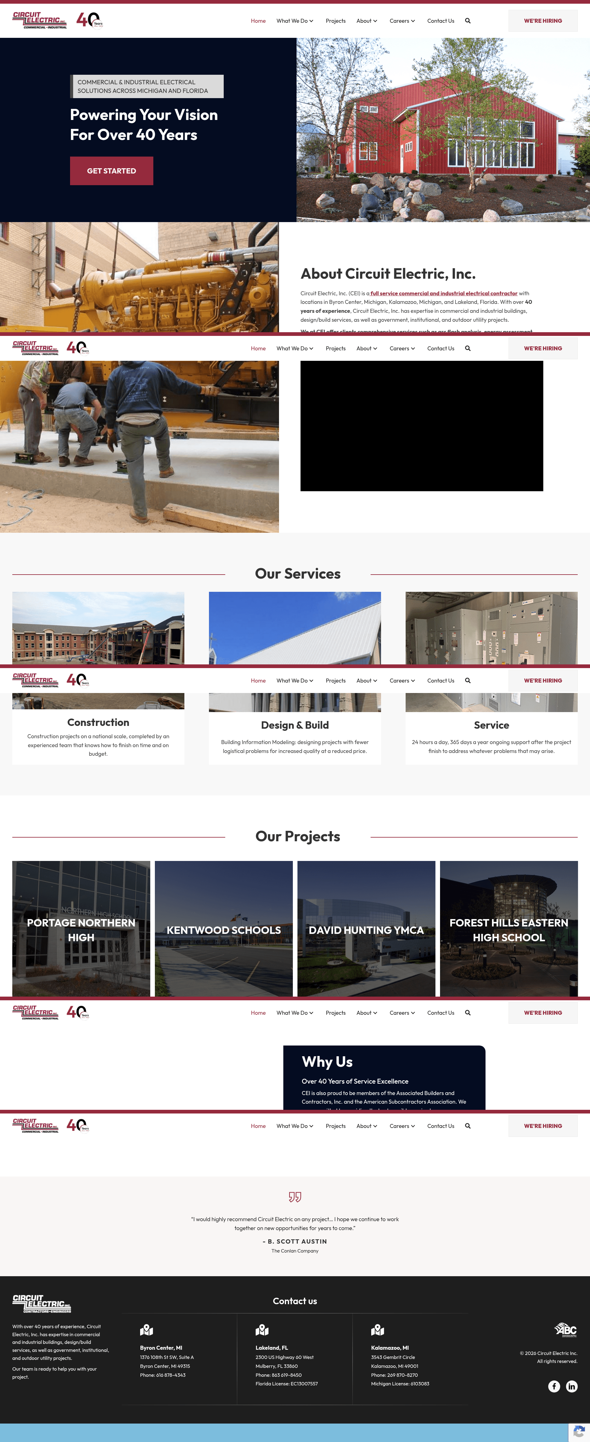 Circuit Electric, Inc. — Modern Homepage Demo
