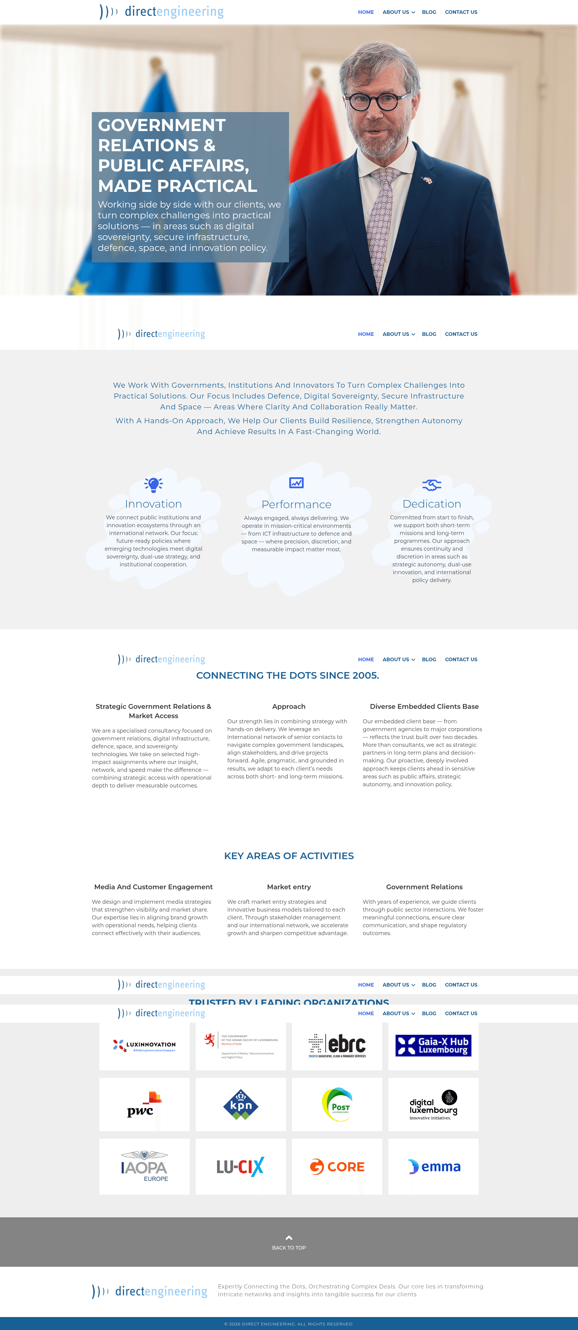 Direct Engineering — Government Relations & Public Affairs