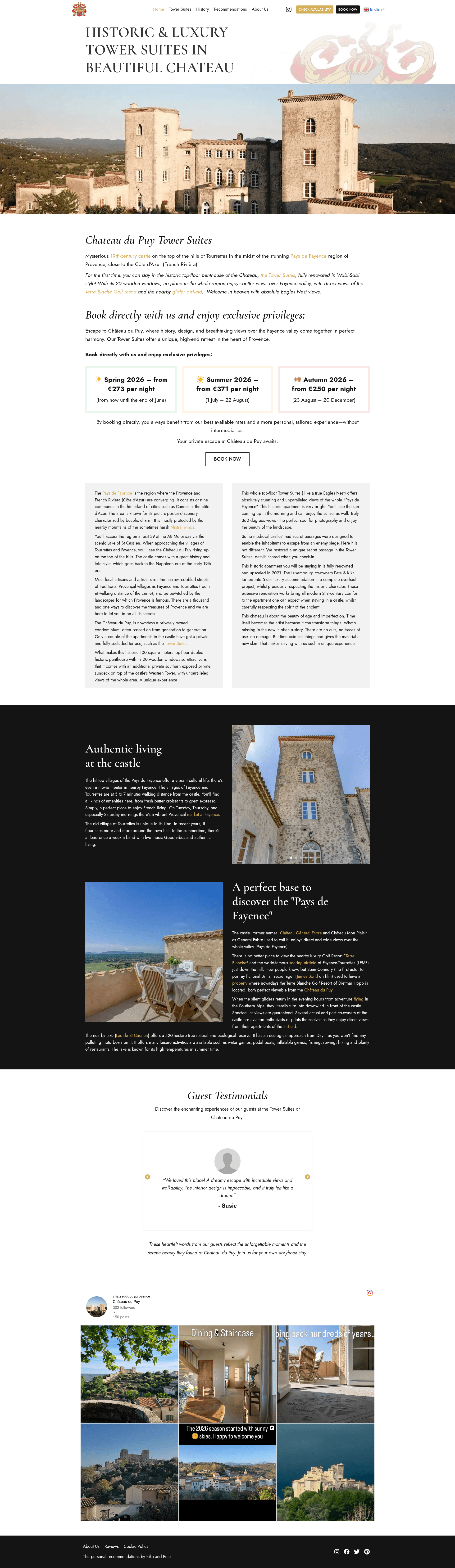 Château du Puy — Historic Luxury Suites in Provence