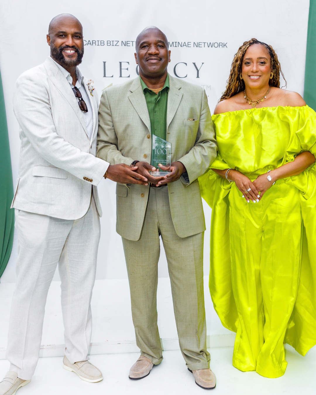 Legacy 100 on-stage leadership awards and honors presentation