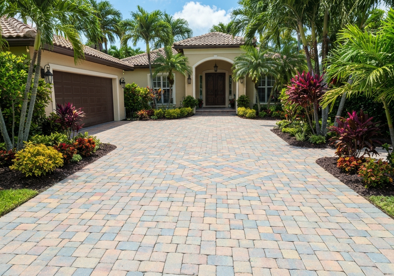Decorative Paver Driveway