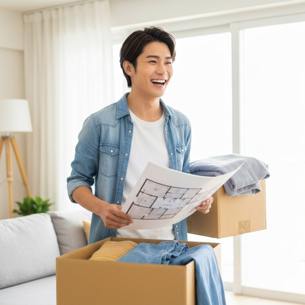Homeowner confidently planning their next move