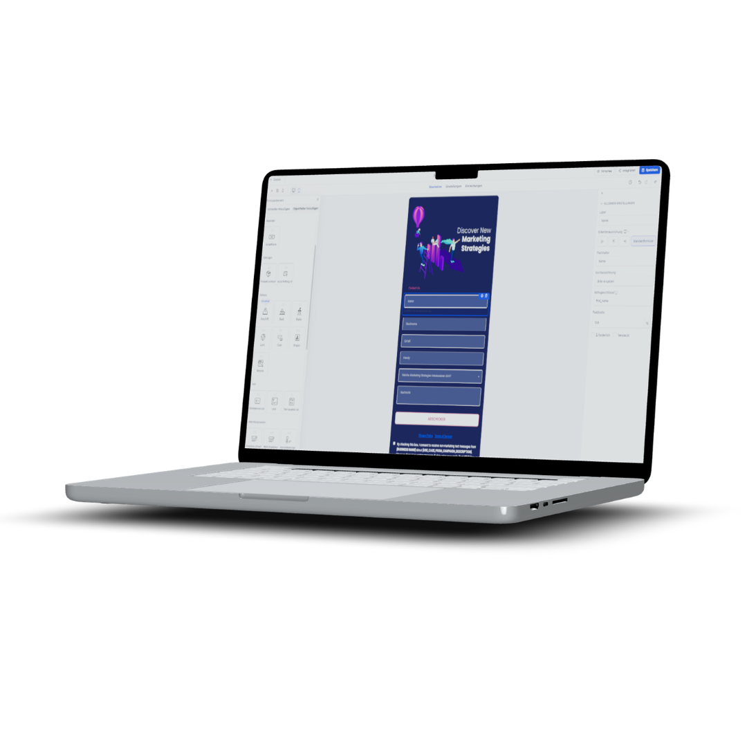 Funnels, Landingpages und Formulare