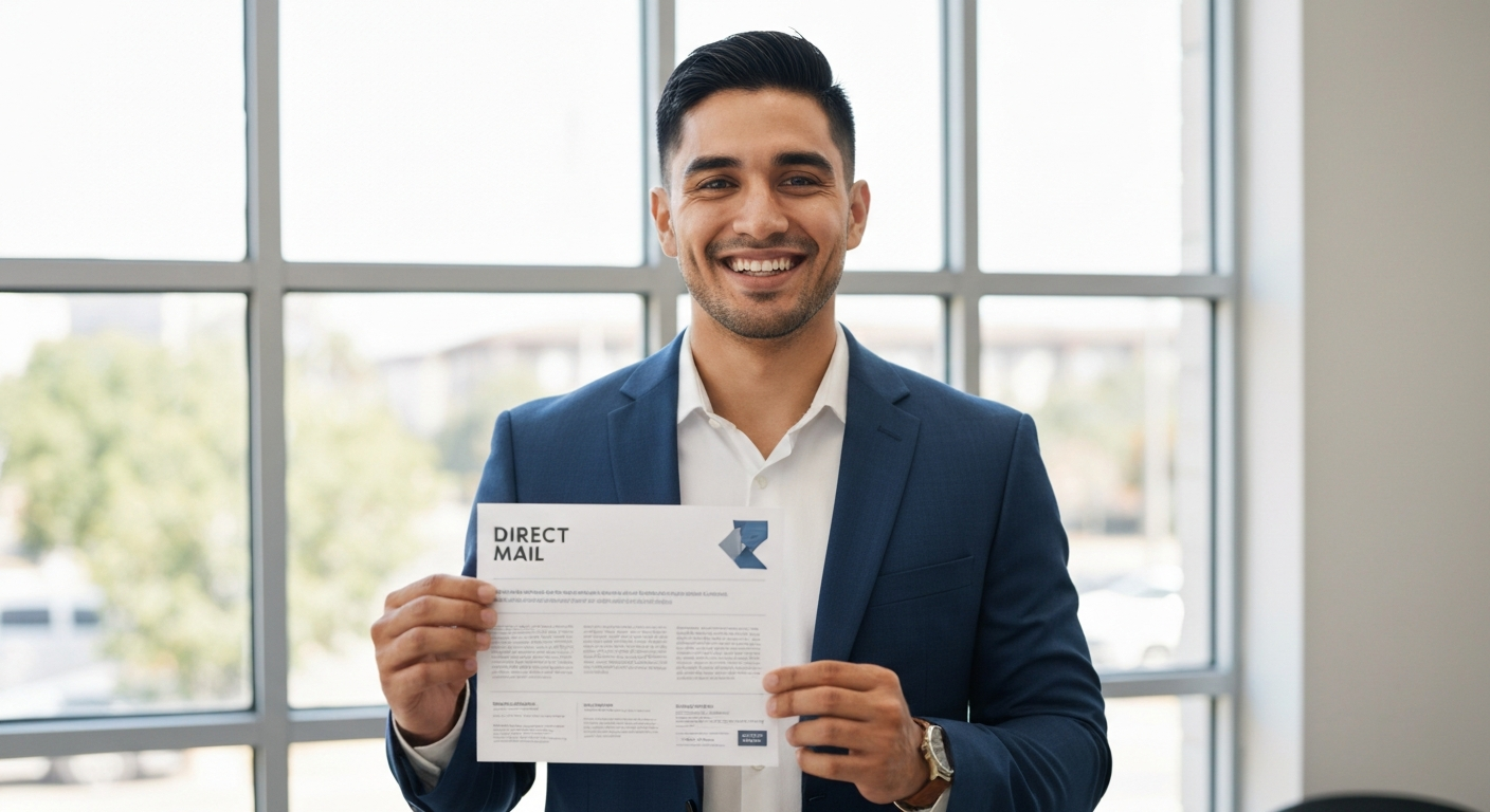 Happy Customer with Mail