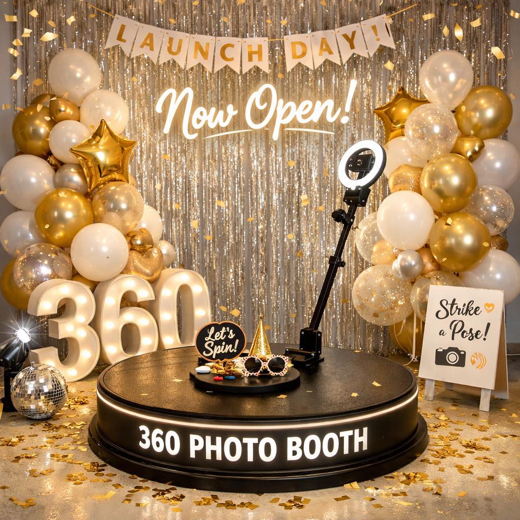 360 Photo Booth in action