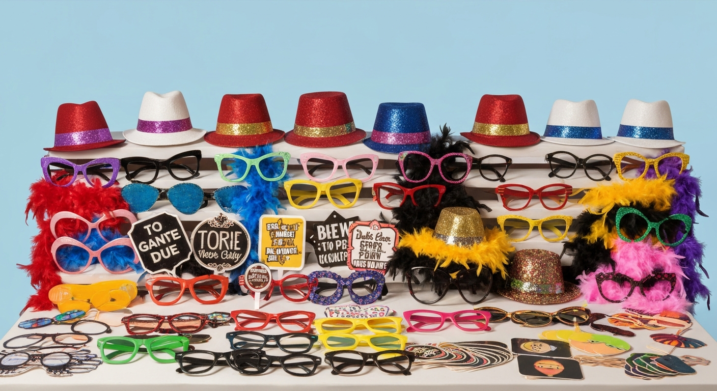 Photo Booth Props Ideas for Weddings and Corporate Events