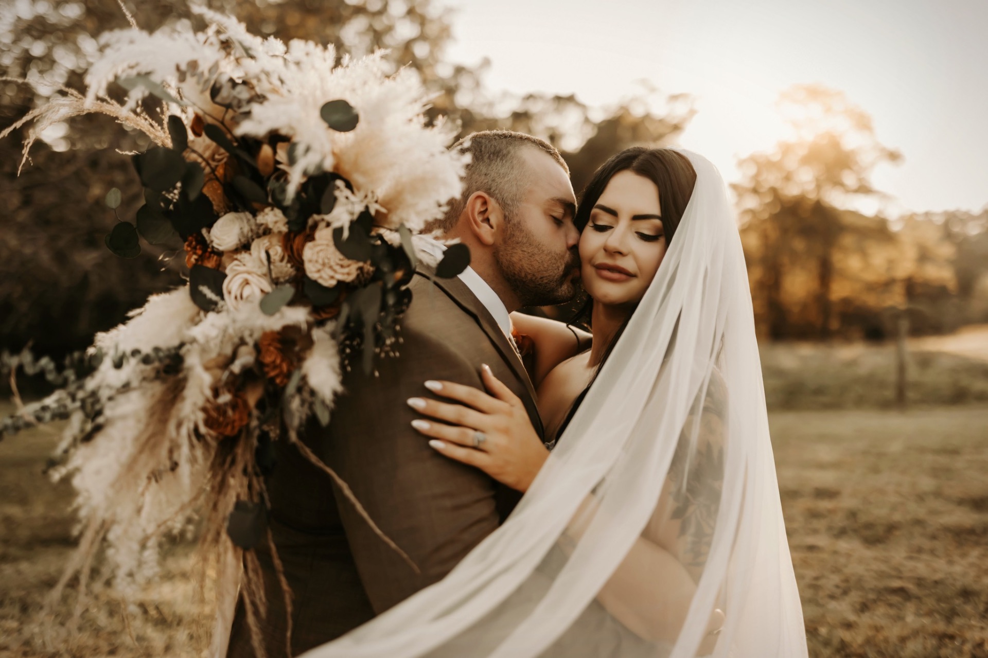 Golden hour couple portrait