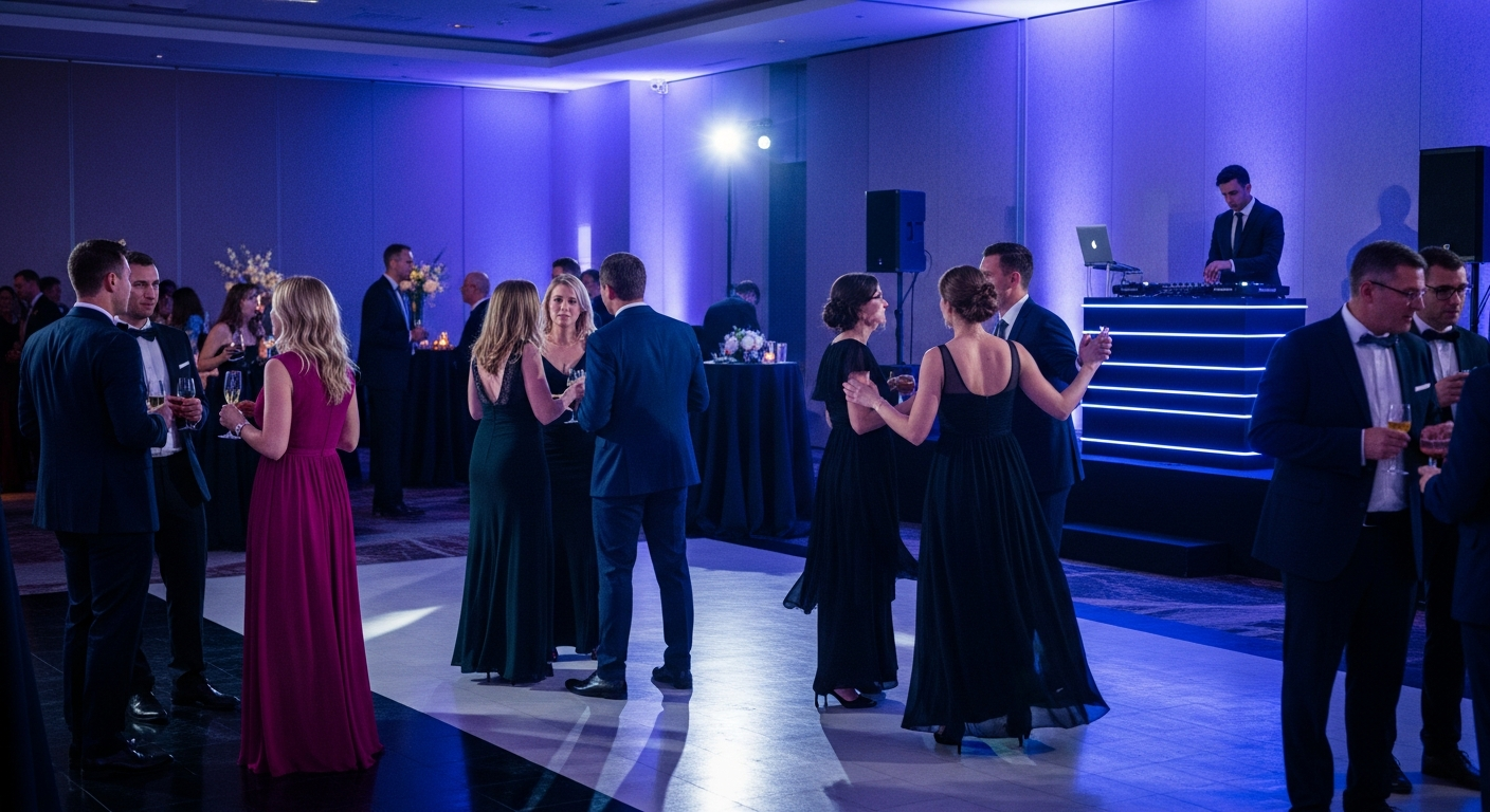 Corporate event with DJ