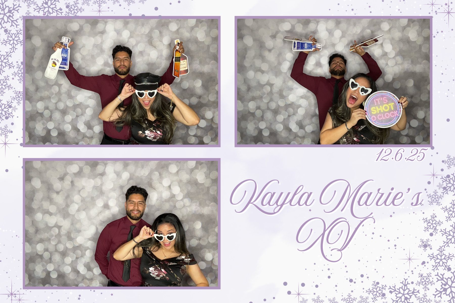 Quinceañera photo booth