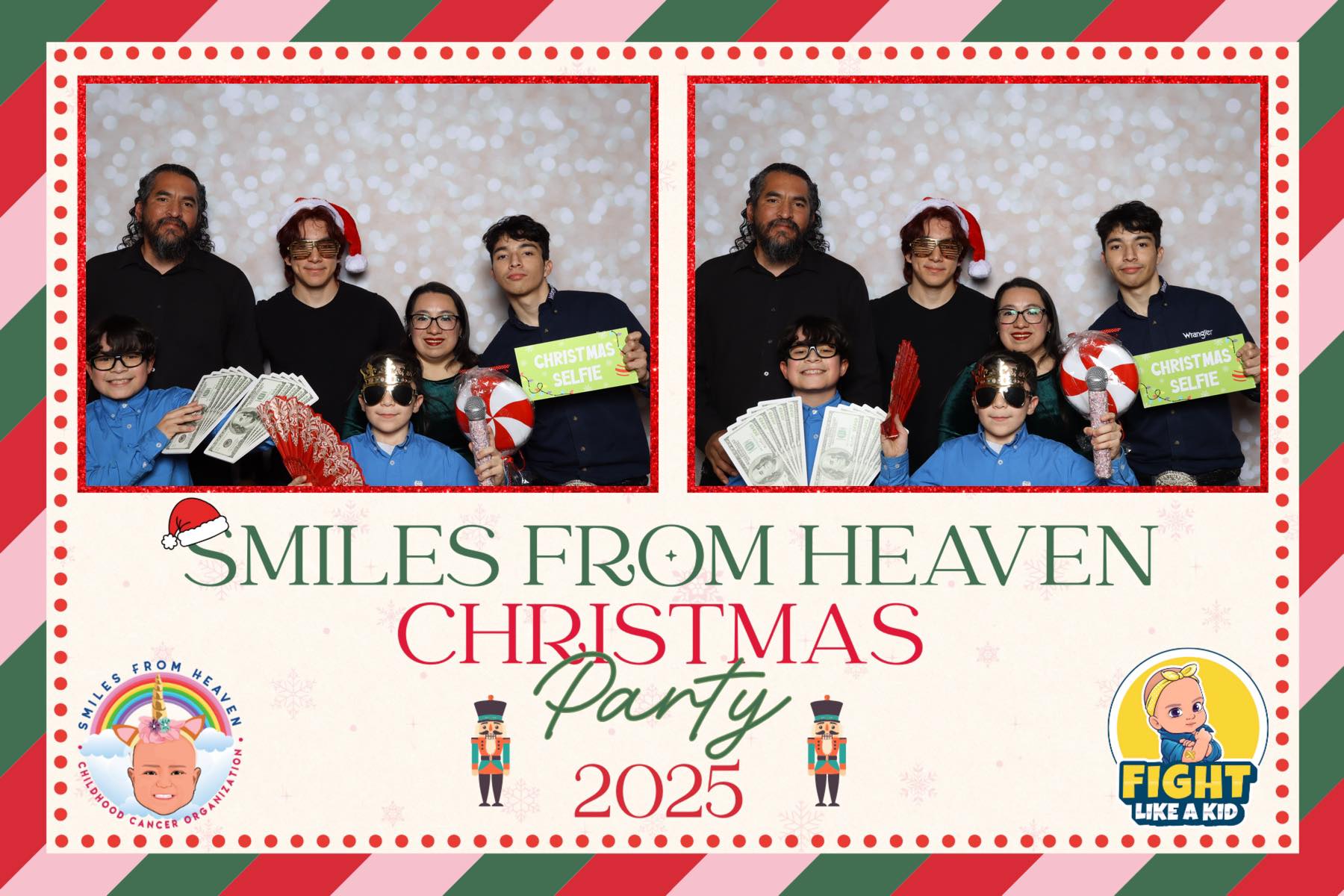 Christmas party photo booth