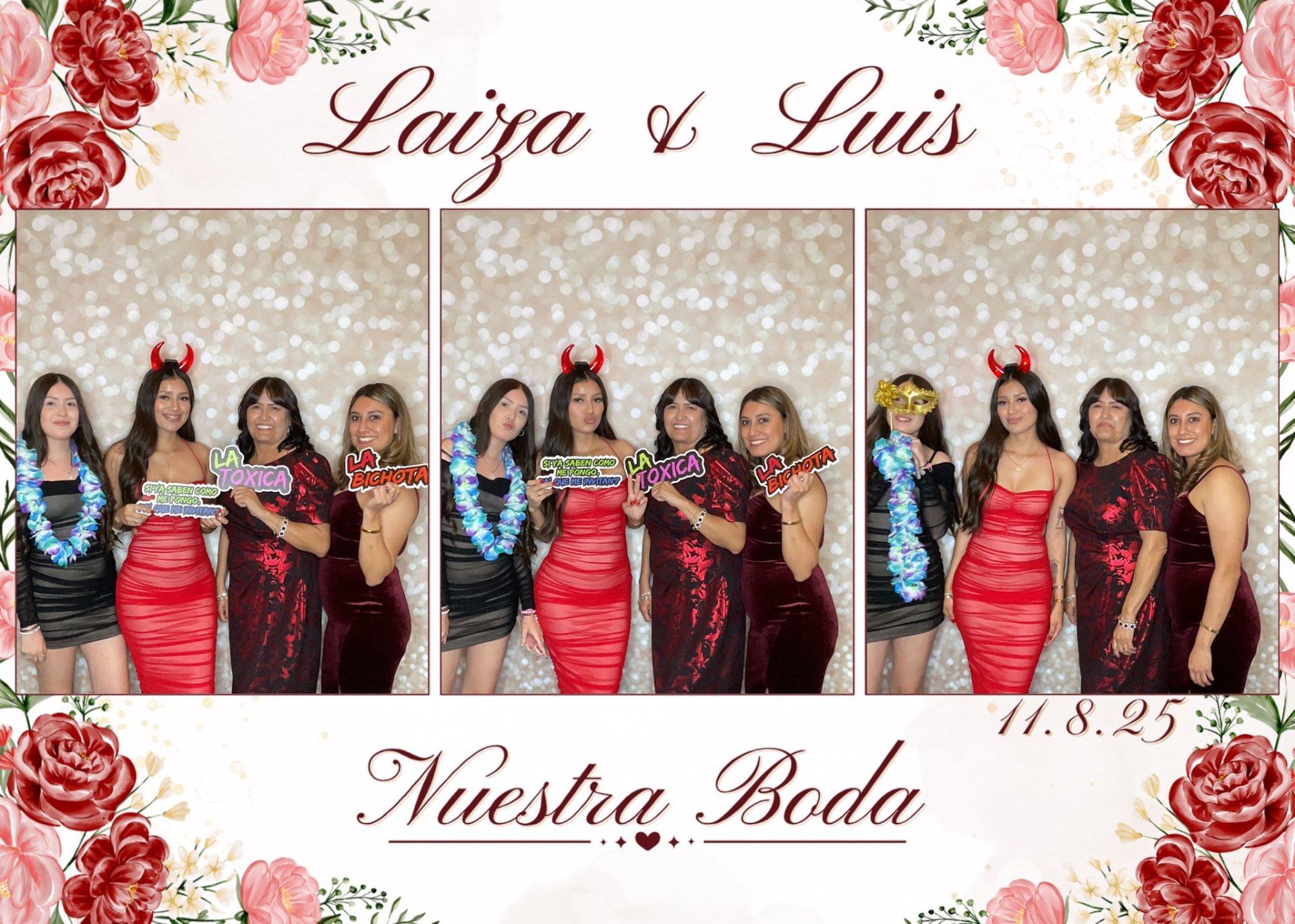 Wedding photo booth