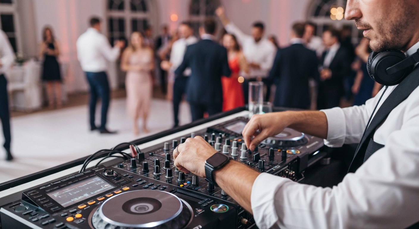 Wedding DJ vs. Playlist: Why Live Entertainment Matters