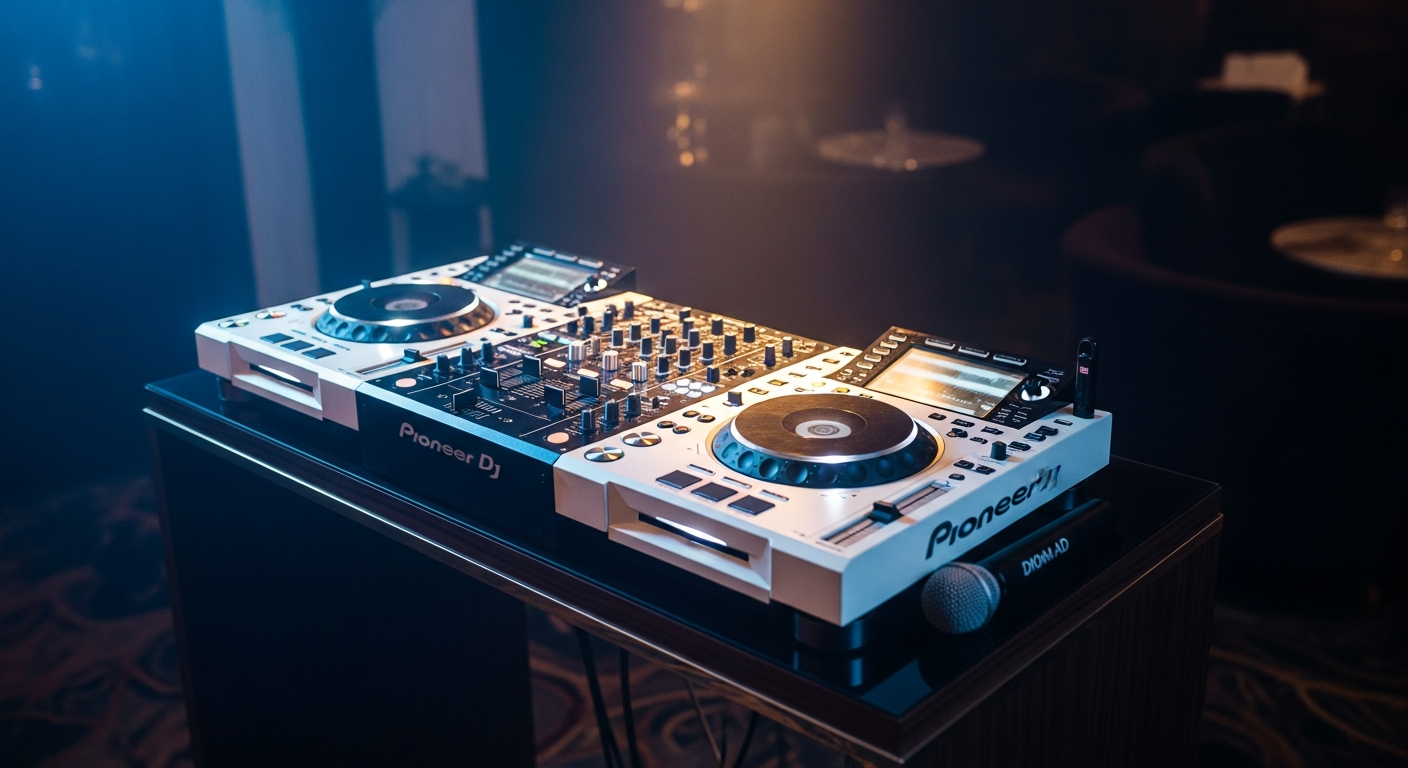 Premium DJ setup for luxury events