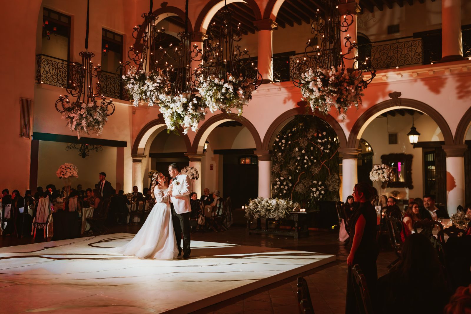 First dance at elegant venue