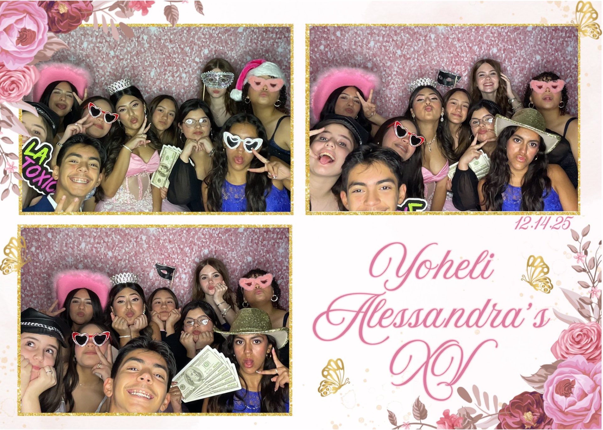 Quinceañera photo booth