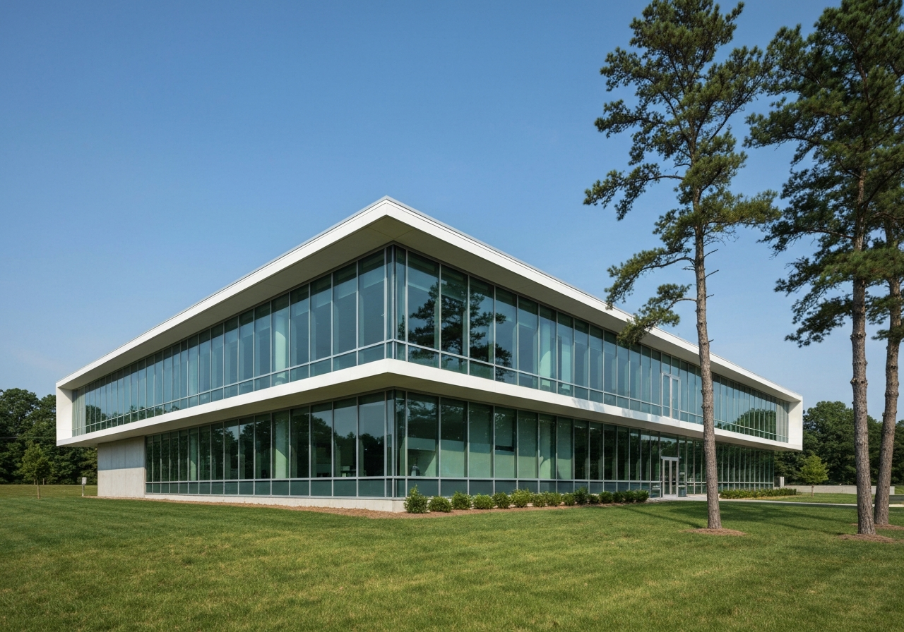 Moderate office building in Long Island