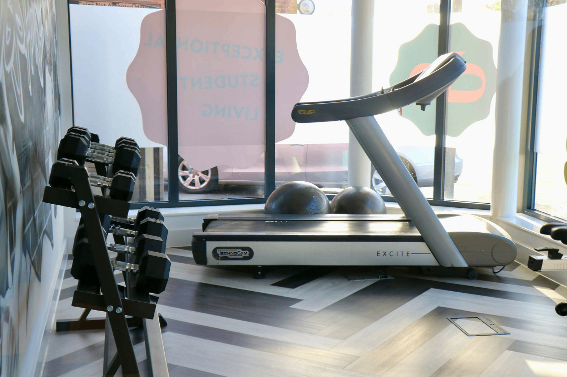 Private residents gym at Dojo House Nottingham