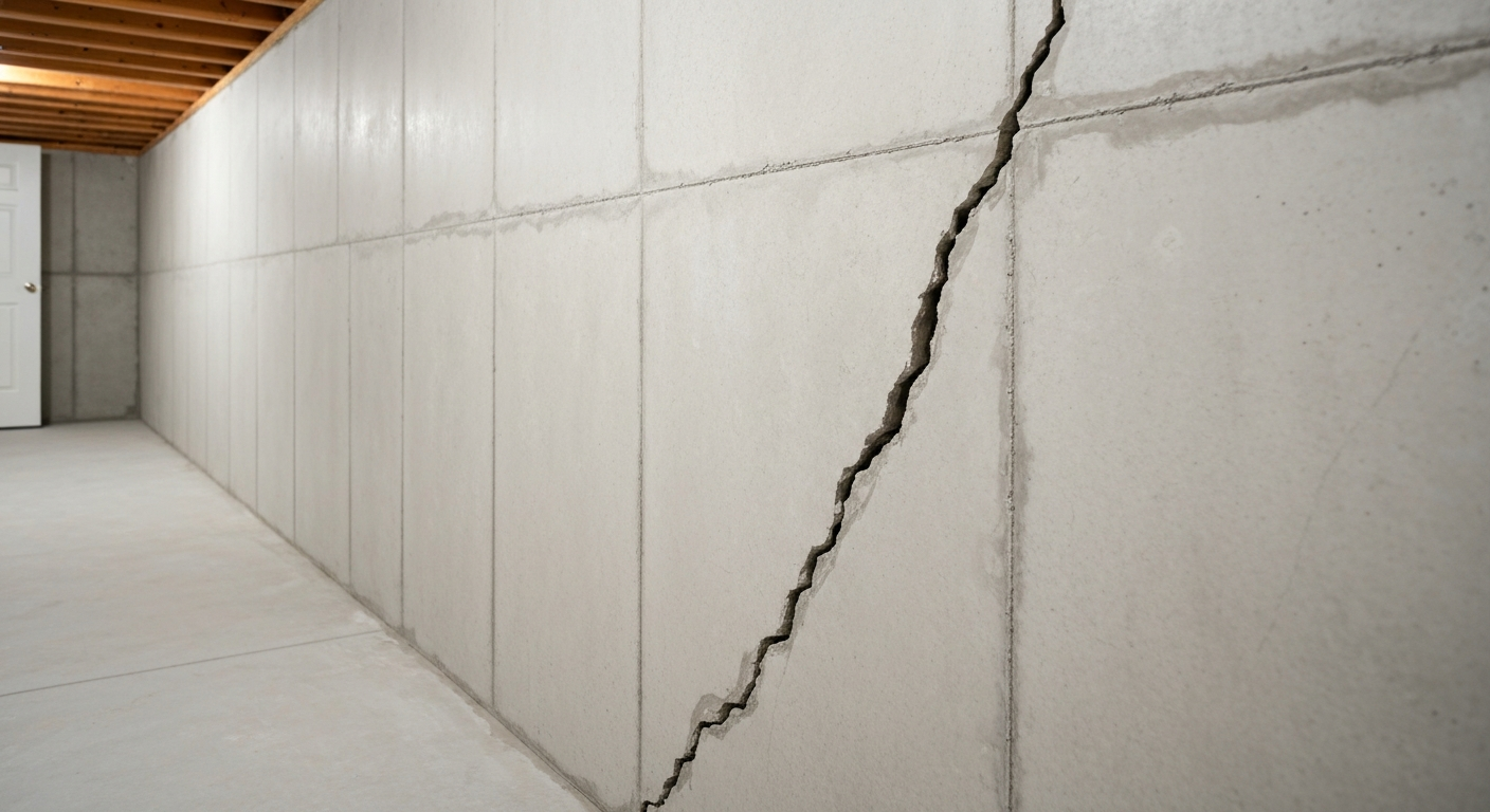 Réparation de fissures de fondation