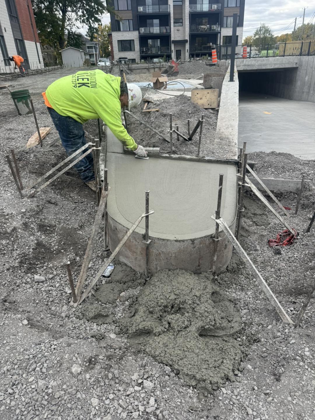 Coffrage et finition sur mesure