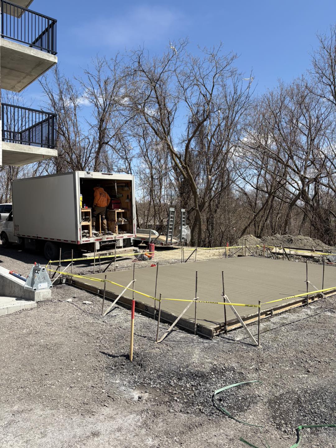 Préparation de dalle