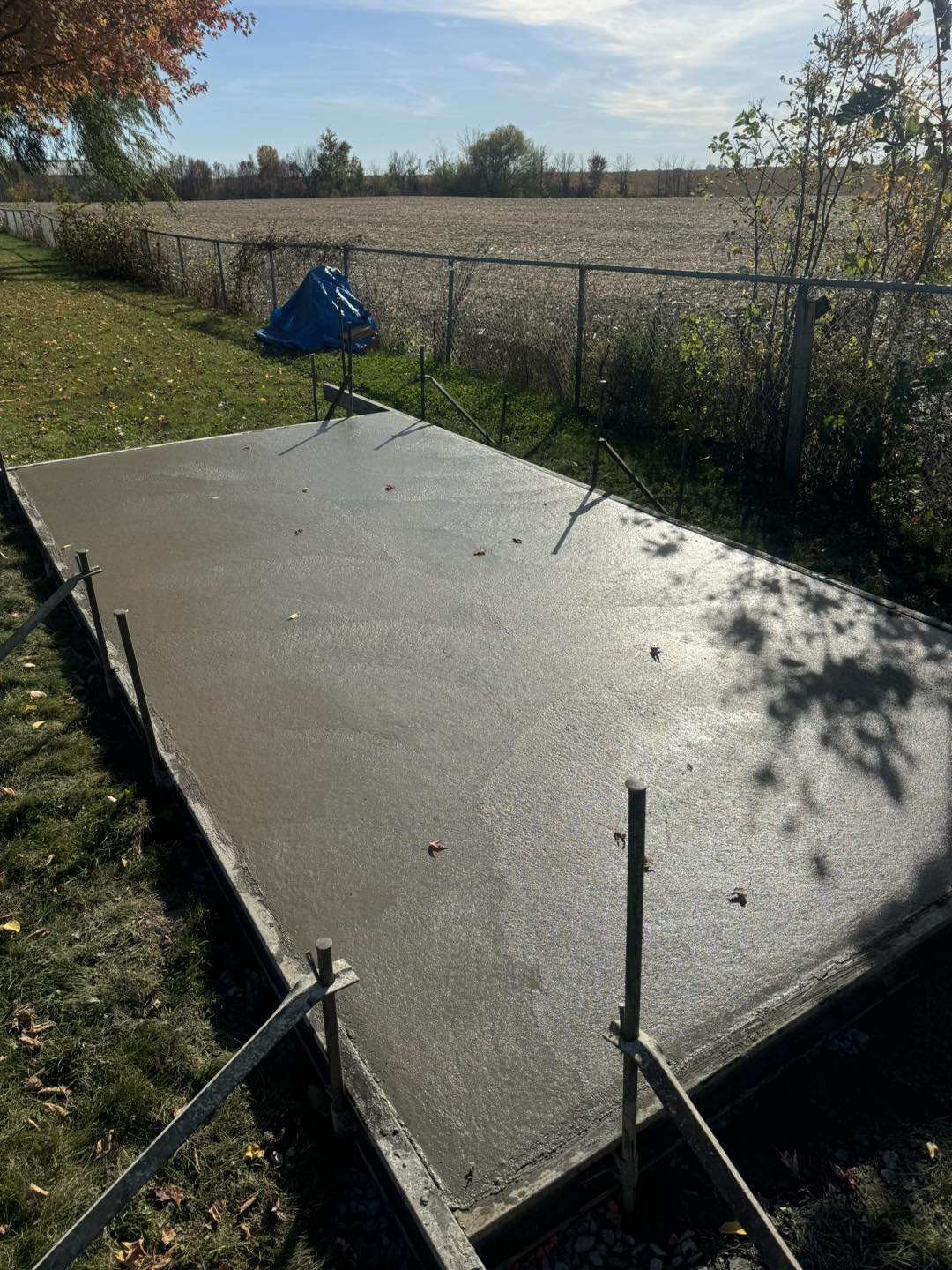 Dalle de béton extérieure